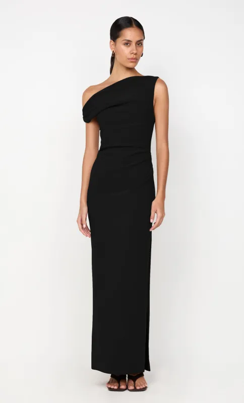 LEORA ASYM MAXI DRESS - BLACK sold by bec + bridge