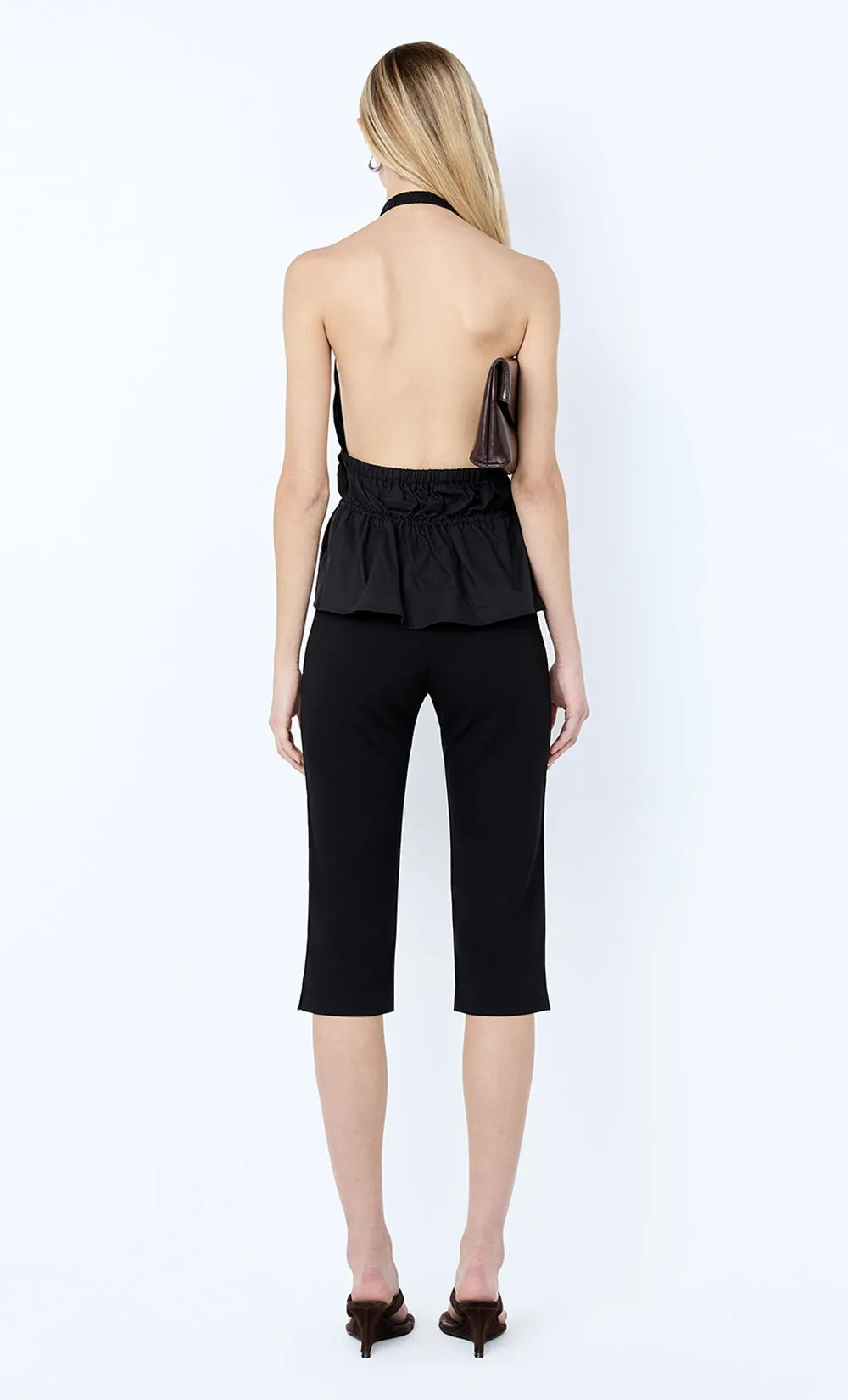 LYNNA HALTER TOP - BLACK sold by bec + bridge product image thumbnail 4