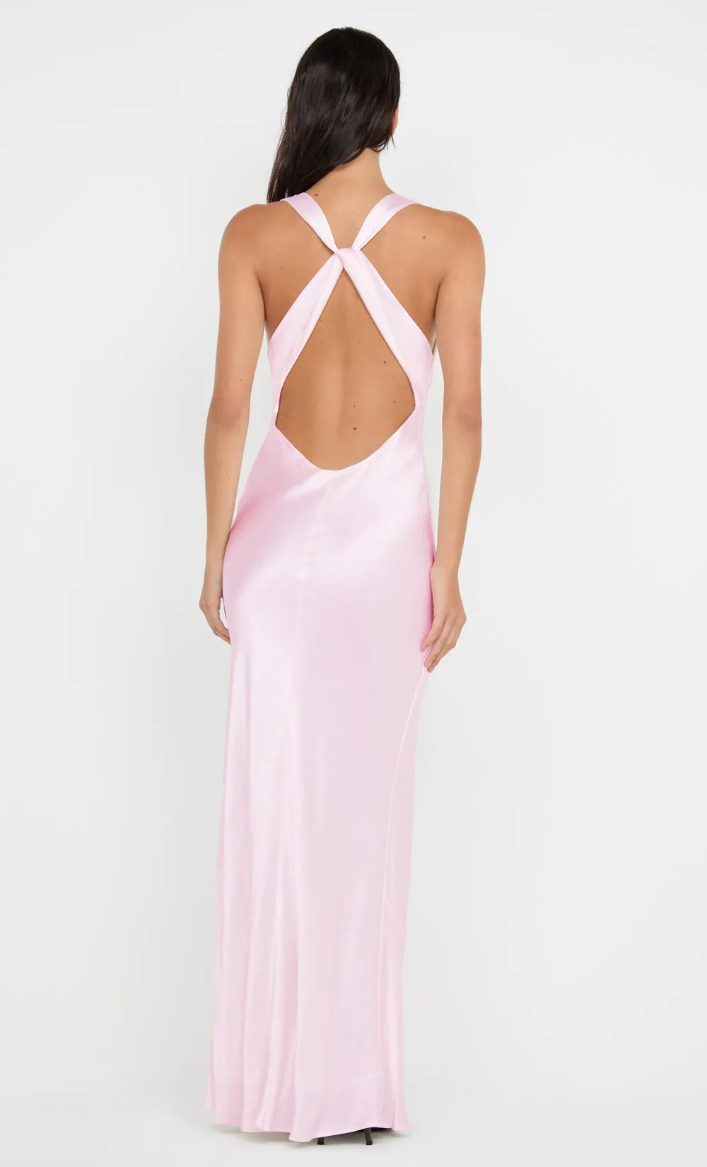 GIA HALTER MAXI DRESS - POWDER PINK sold by bec + bridge product image thumbnail 2