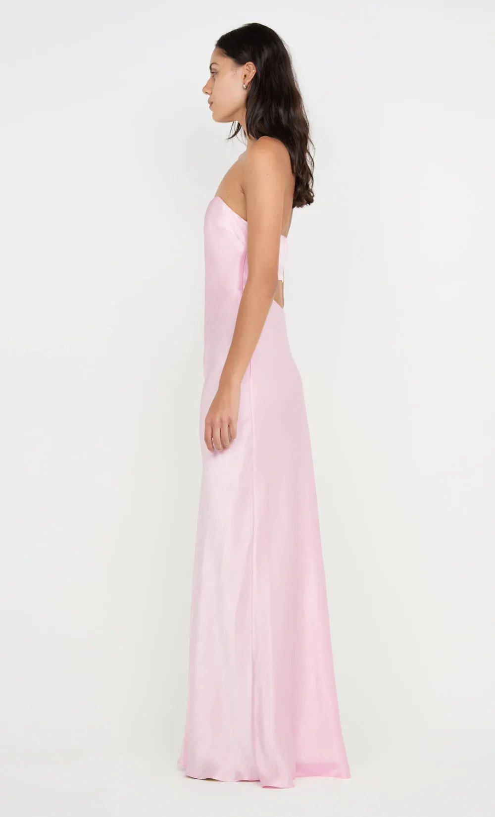 CINDER STRAPLESS MAXI DRESS - POWDER PINK sold by bec + bridge product image thumbnail 3