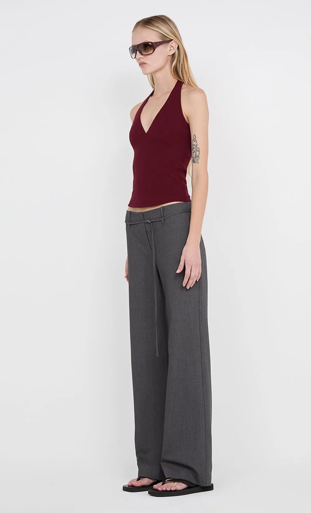 IONE HALTER TOP - PLUM sold by bec + bridge product image thumbnail 5
