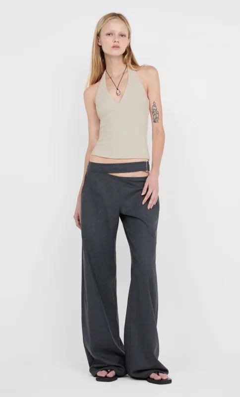IONE HALTER TOP - TAUPEE sold by bec + bridge