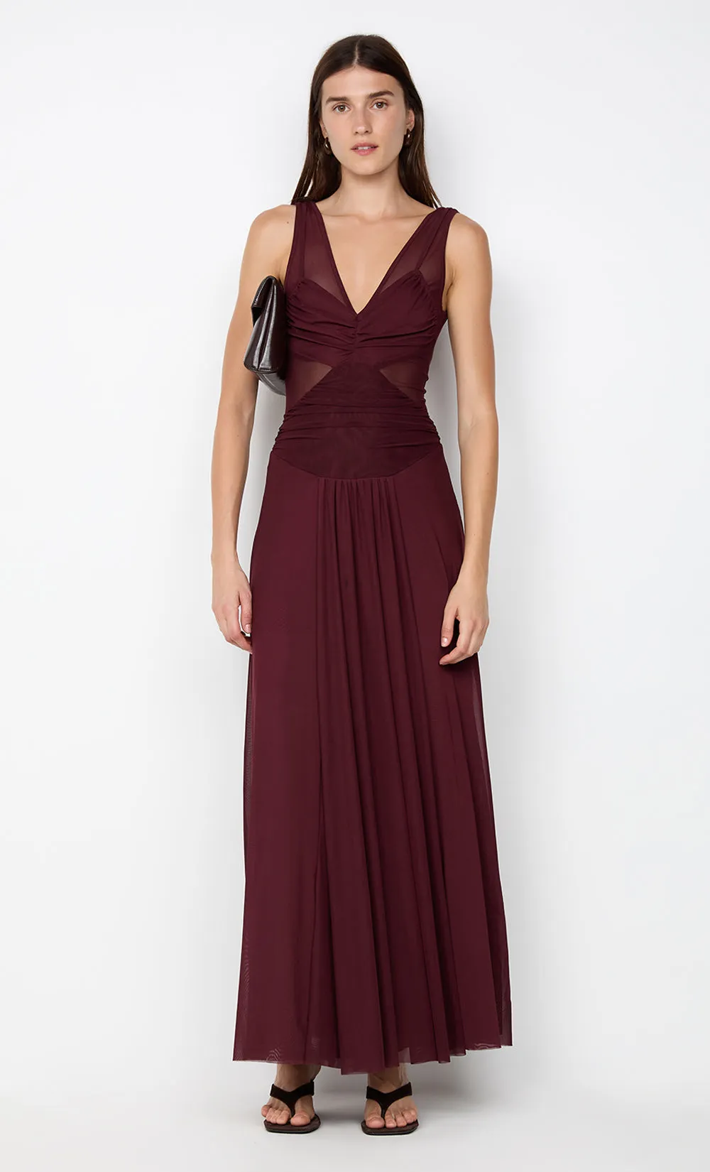 JIMENA MAXI DRESS - PLUM sold by bec + bridge