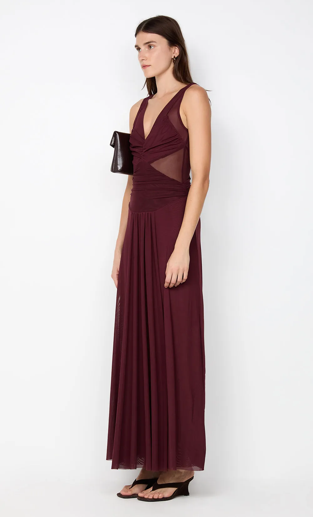 JIMENA MAXI DRESS - PLUM sold by bec + bridge product image thumbnail 3