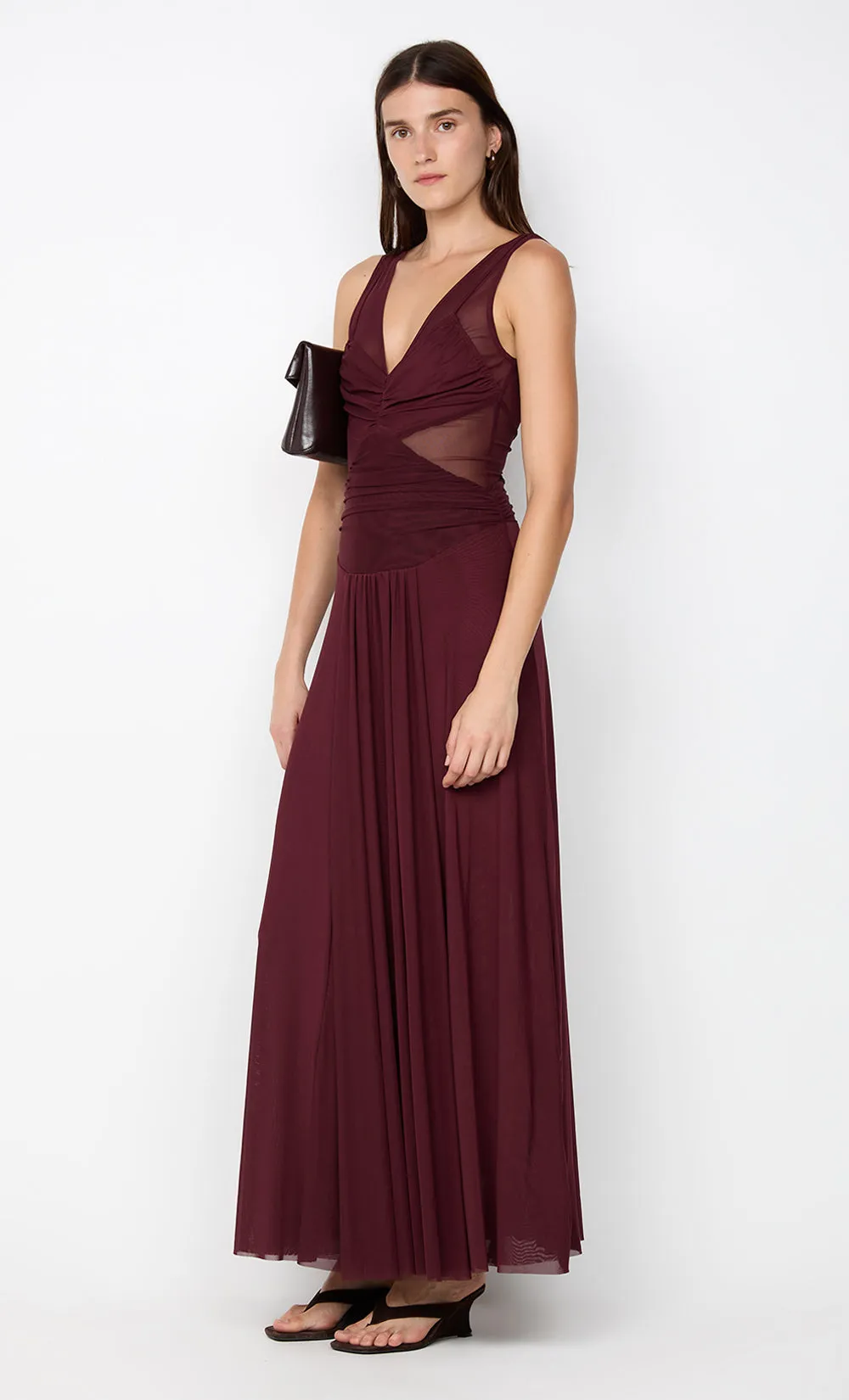 JIMENA MAXI DRESS - PLUM sold by bec + bridge product image thumbnail 4