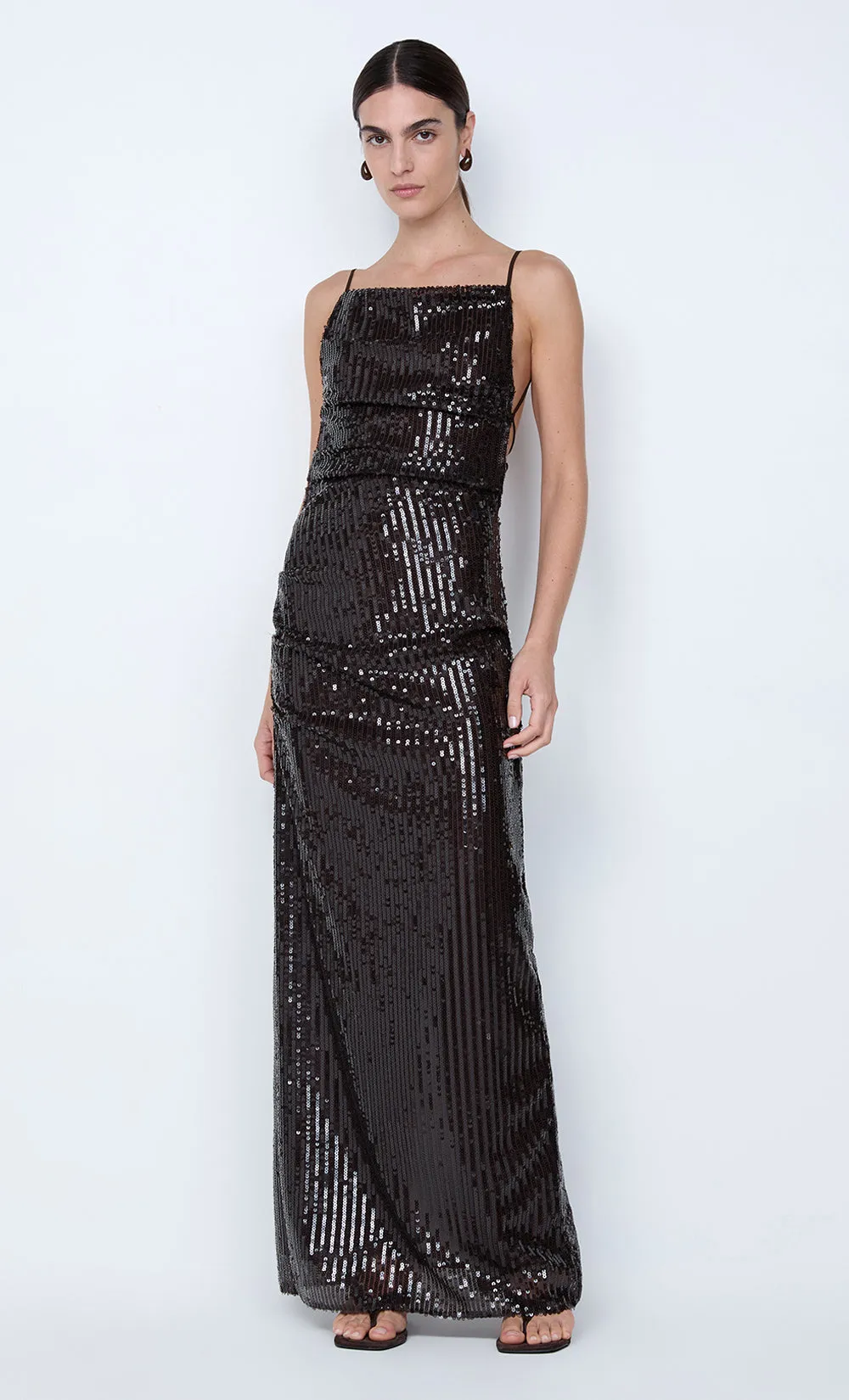 ROMILLY MAXI DRESS - DARK CHOCOLATE sold by bec + bridge product image thumbnail 3