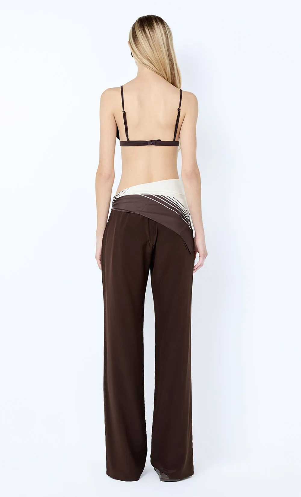 LUCIE PANT - DARK CHOCOLATE sold by bec + bridge product image thumbnail 4