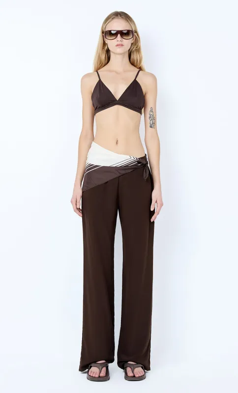 LUCIE PANT - DARK CHOCOLATE sold by bec + bridge