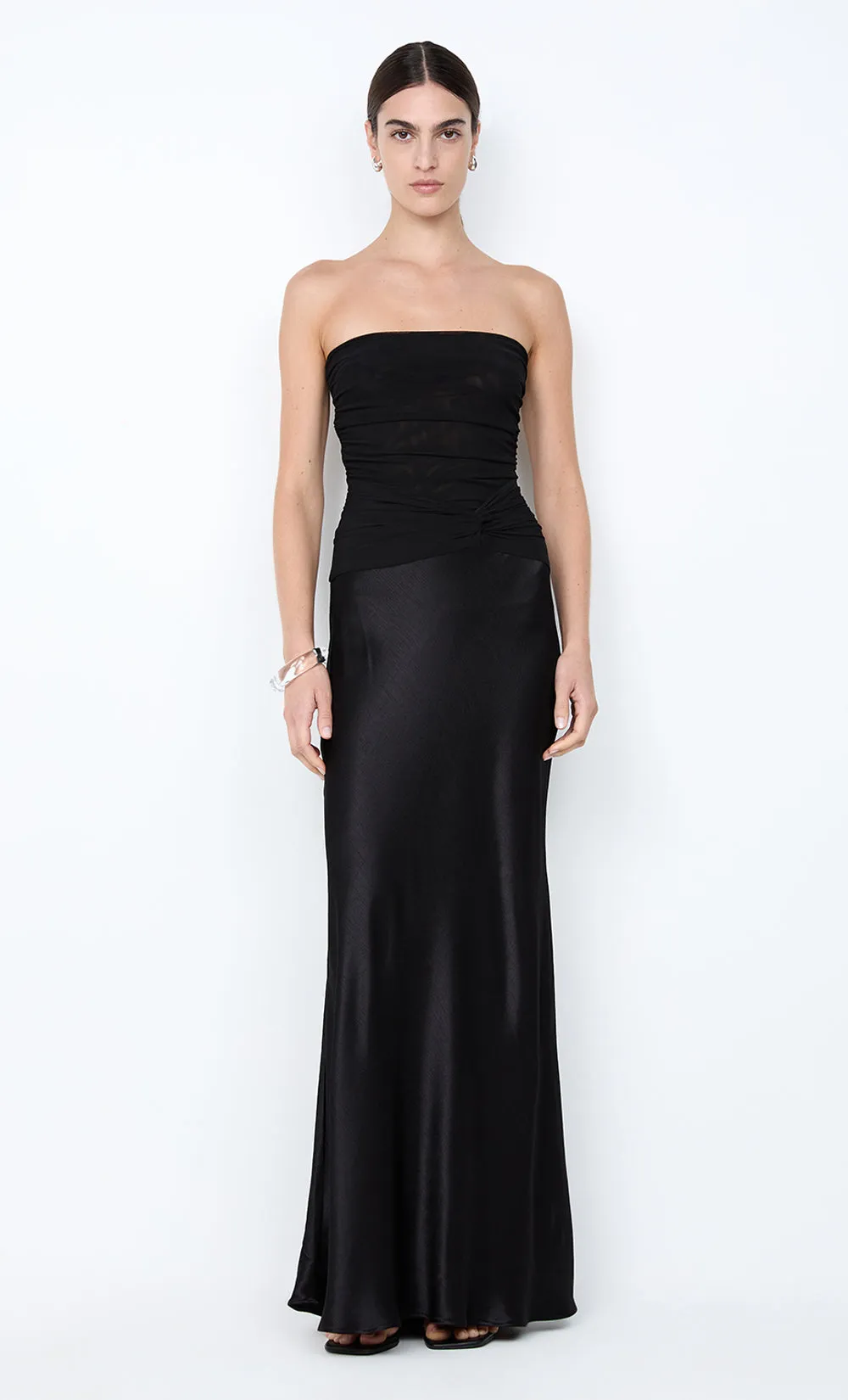 MILLAH STRAPLESS DRESS - BLACK sold by bec + bridge