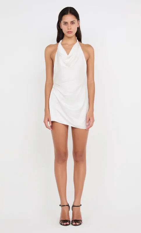 BENNET HALTER MINI DRESS - WHITE made by bec + bridge