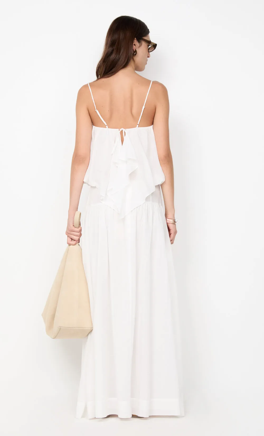 MARLOWE BUBBLE CAMI - WHITE sold by bec + bridge product image thumbnail 4