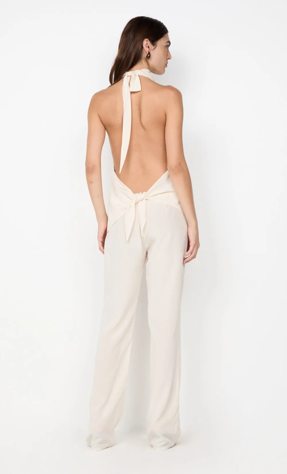 LUCIE HALTER TOP - IVORY sold by bec + bridge product image thumbnail 5