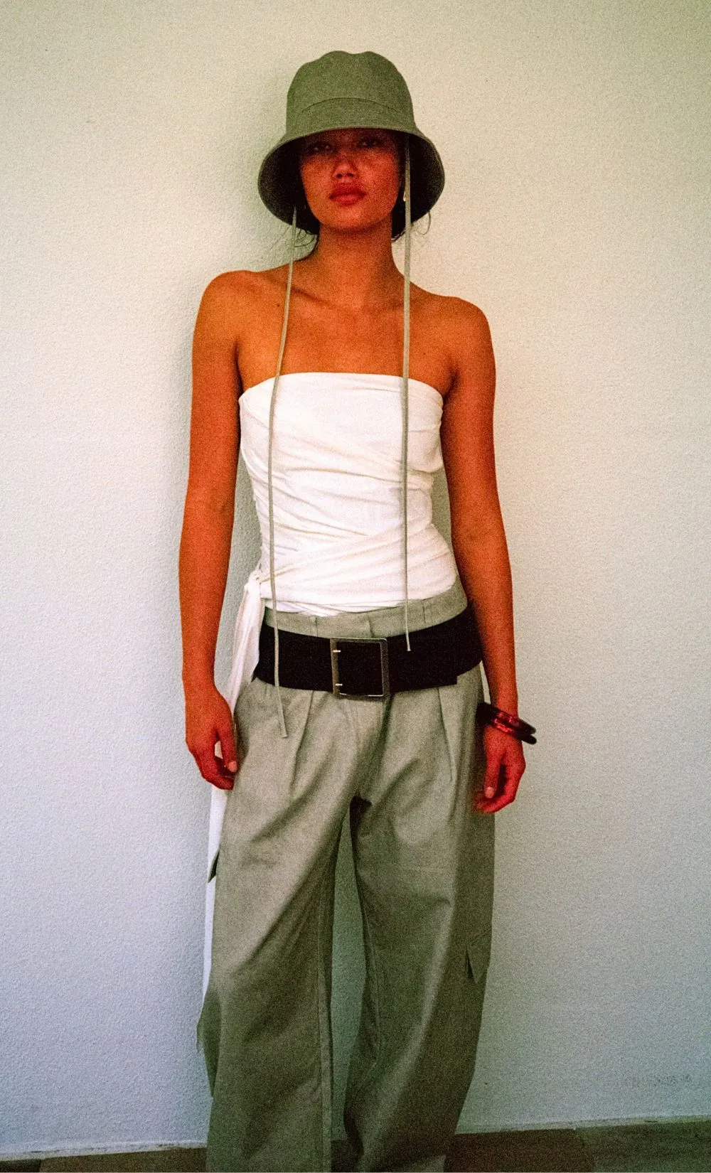 BELLE STRAPLESS TOP - IVORY sold by bec + bridge product image thumbnail 2