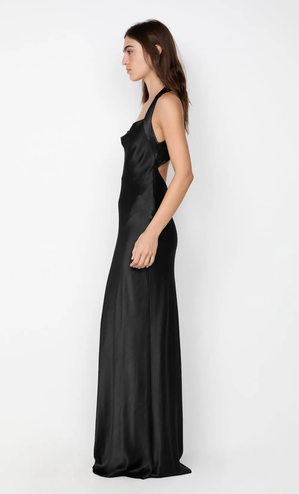 GIA HALTER MAXI DRESS - BLACK sold by bec + bridge product image thumbnail 4