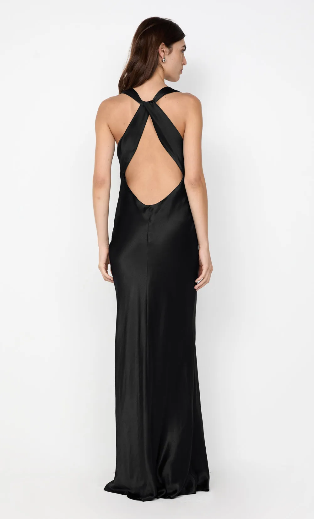 GIA HALTER MAXI DRESS - BLACK sold by bec + bridge product image thumbnail 2