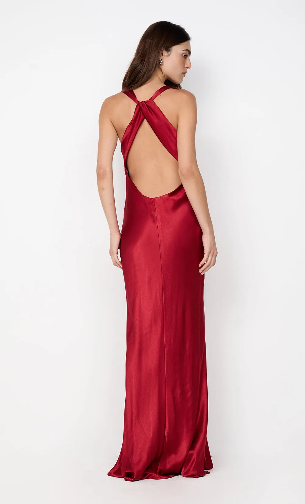 GIA HALTER MAXI DRESS - CHERRY sold by bec + bridge product image thumbnail 2