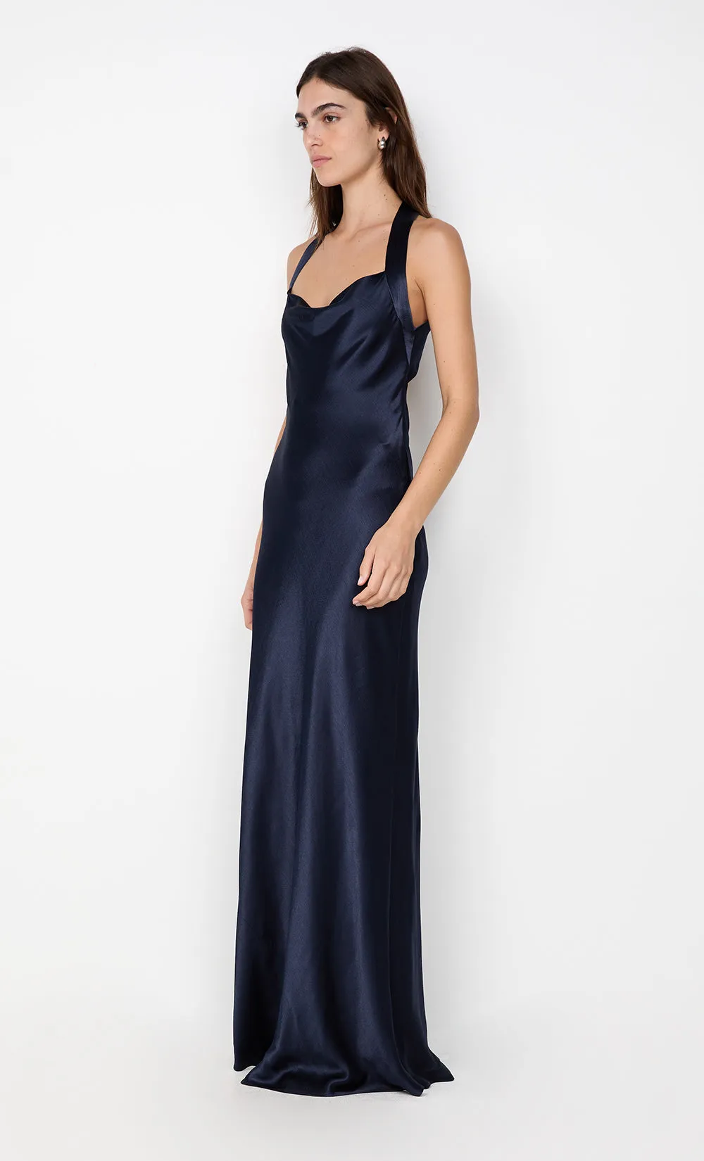 GIA HALTER MAXI DRESS - INK sold by bec + bridge product image thumbnail 3