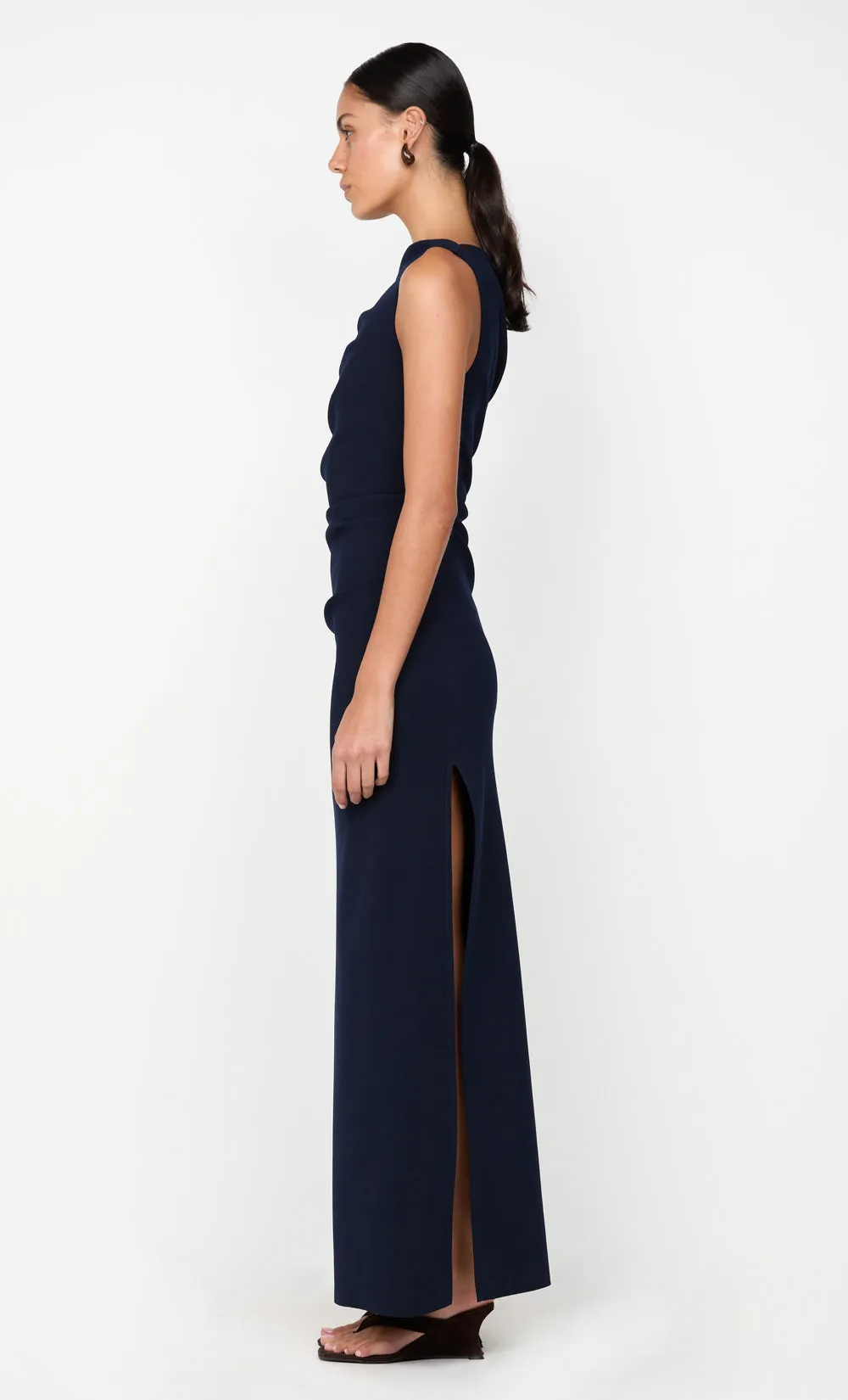 LEORA ASYM MAXI DRESS - INK sold by bec + bridge product image thumbnail 5