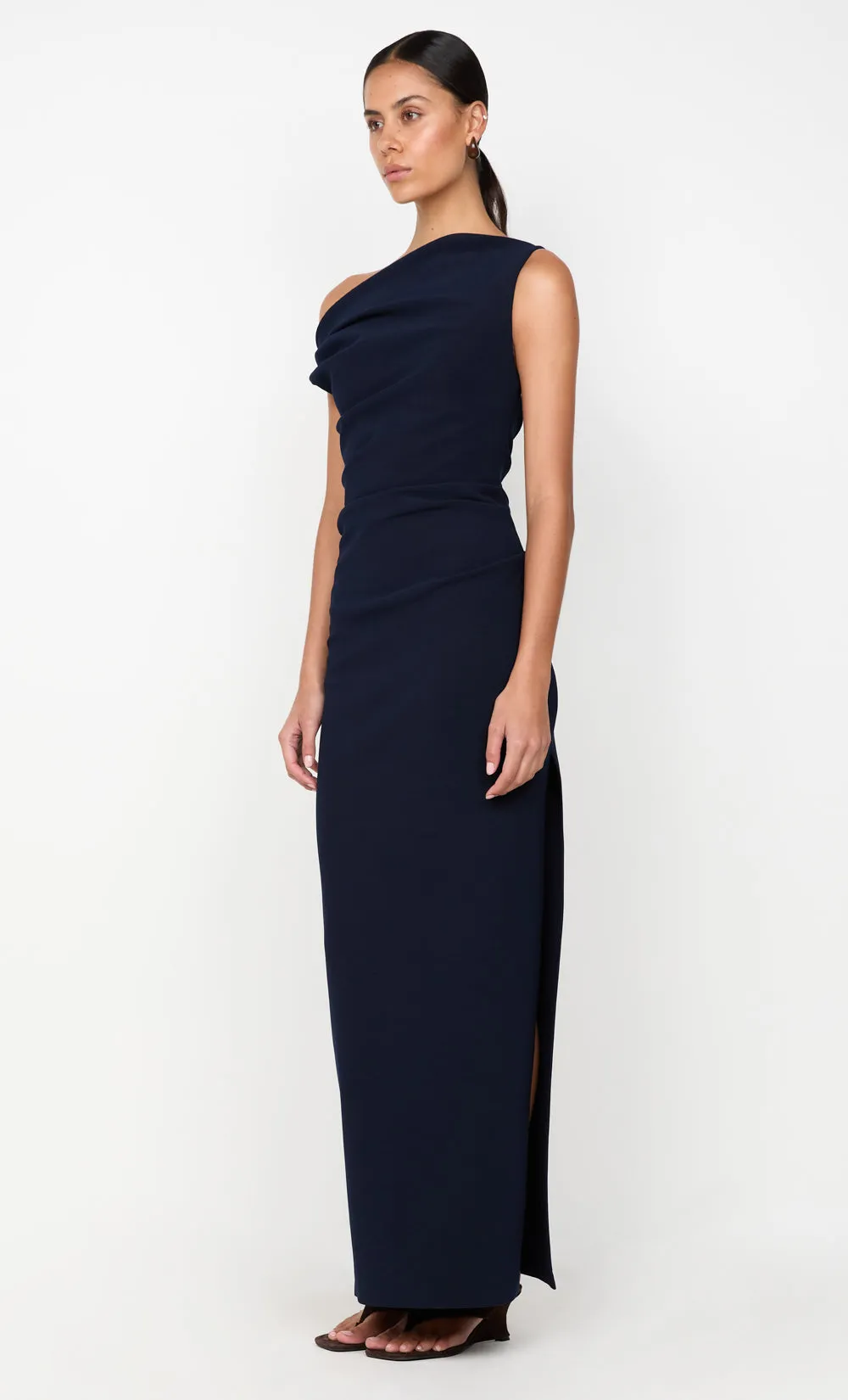 LEORA ASYM MAXI DRESS - INK sold by bec + bridge product image thumbnail 3