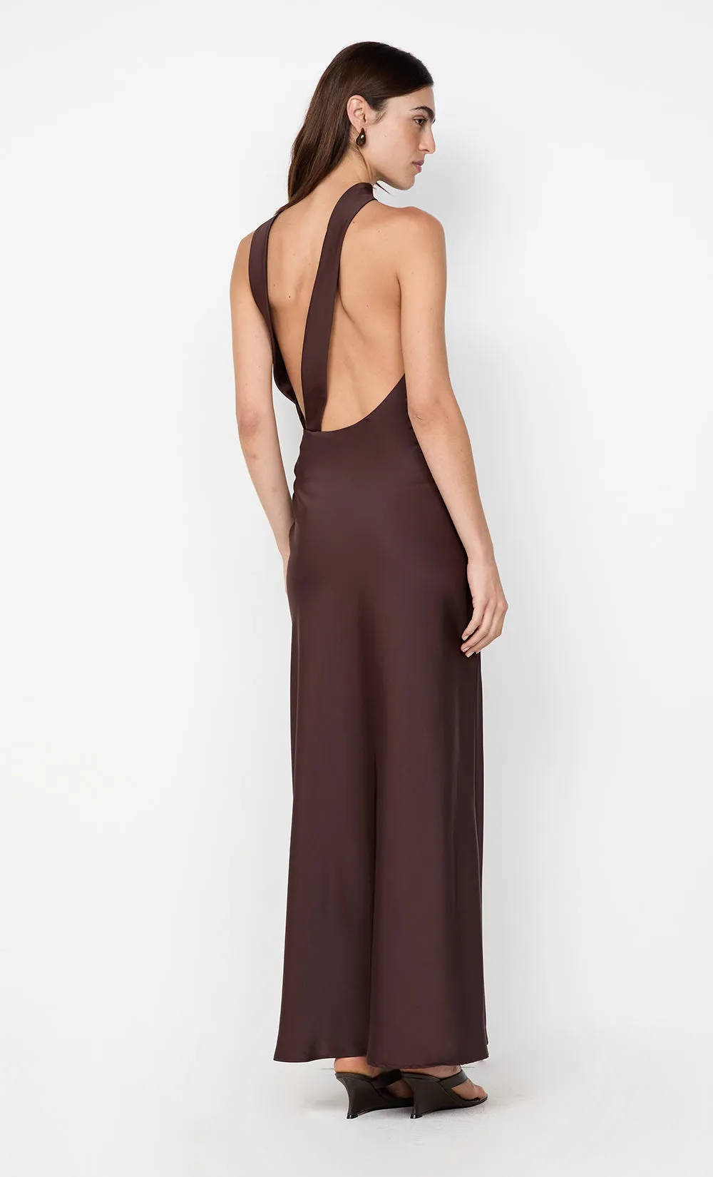 NYSSA MAXI DRESS - DARK CHOCOLATE sold by bec + bridge product image thumbnail 2