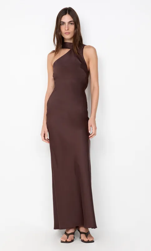 NYSSA MAXI DRESS - DARK CHOCOLATE sold by bec + bridge