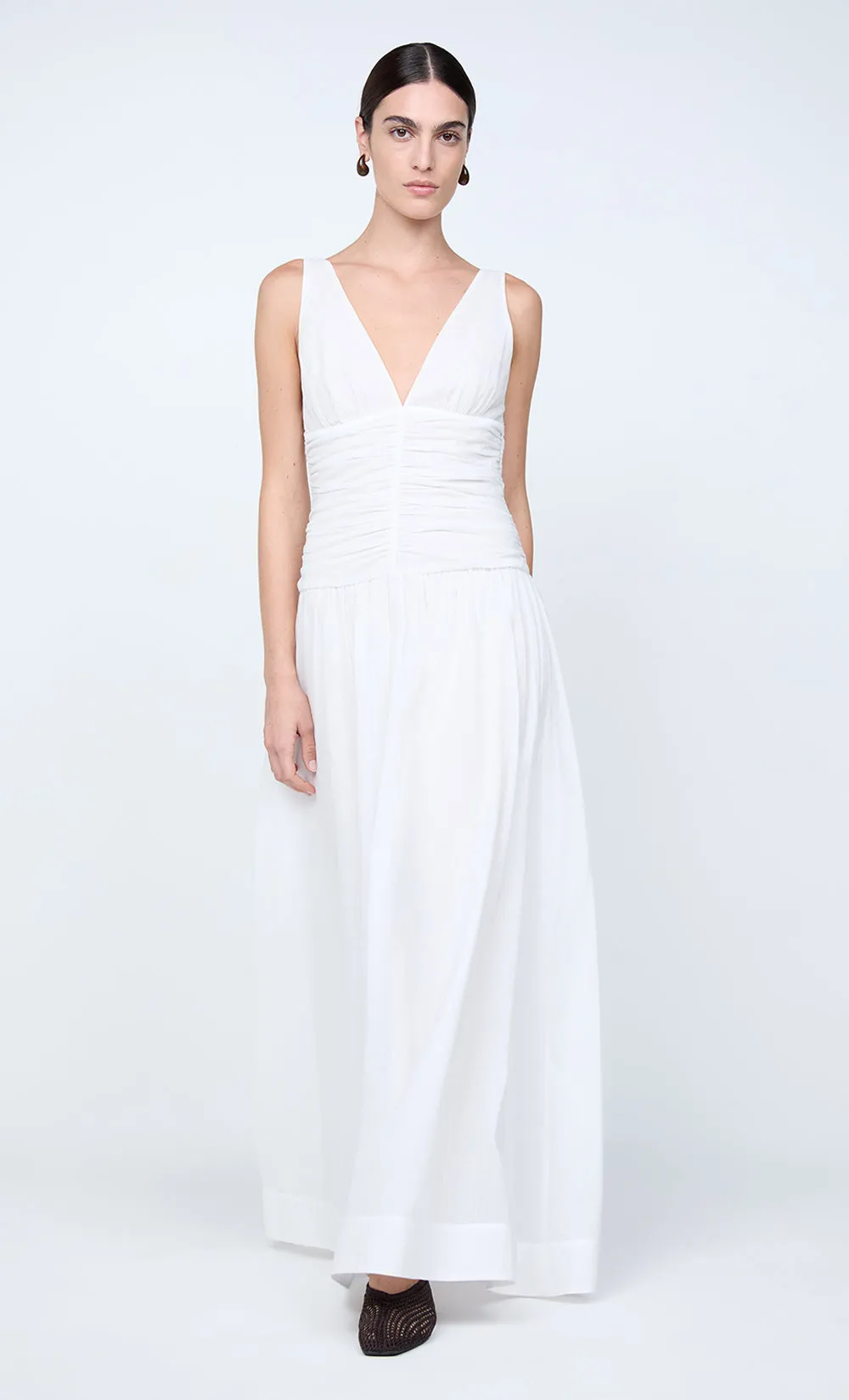 MARLOWE MAXI DRESS - WHITE sold by bec + bridge product image thumbnail 2