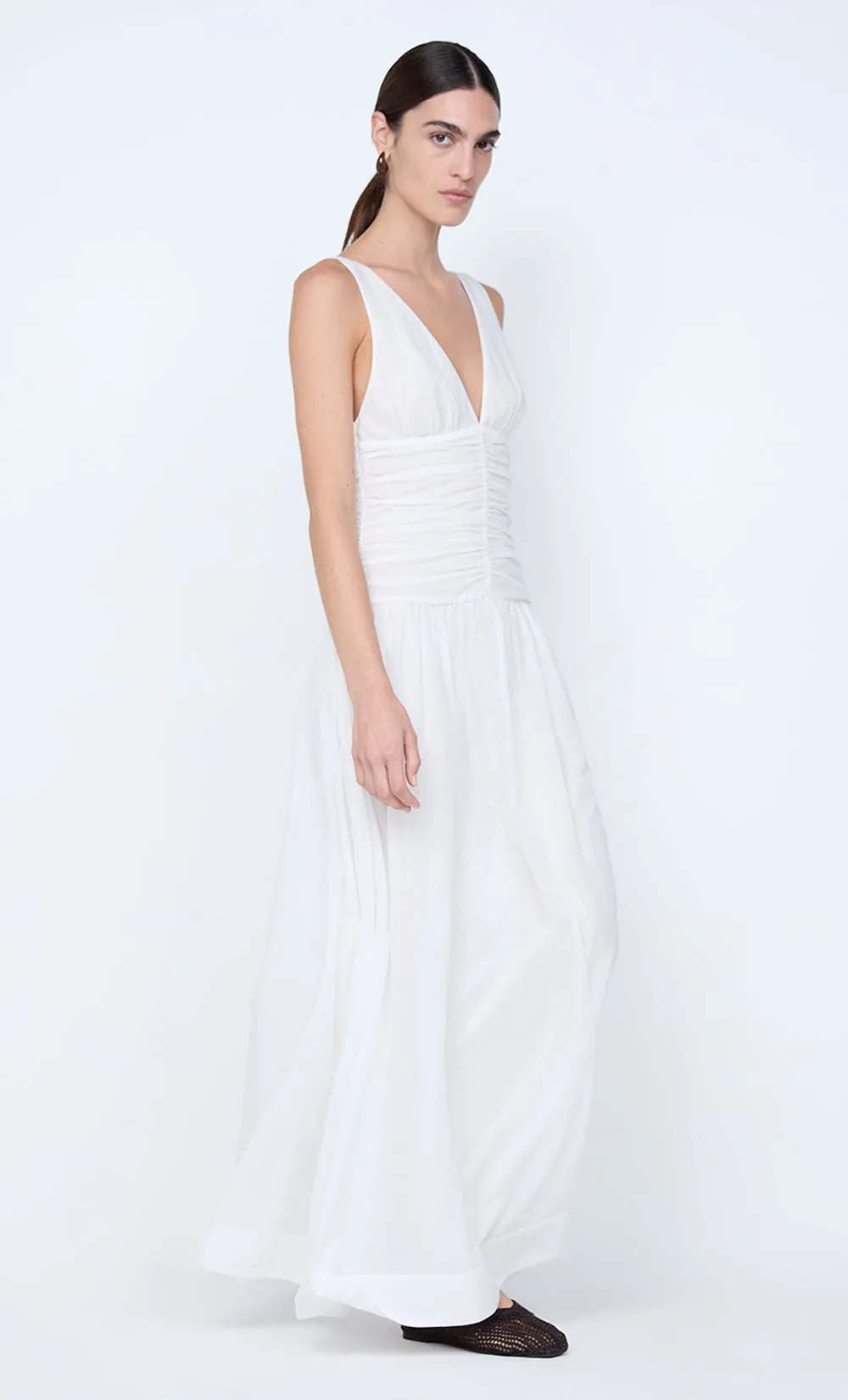 MARLOWE MAXI DRESS - WHITE sold by bec + bridge product image thumbnail 3