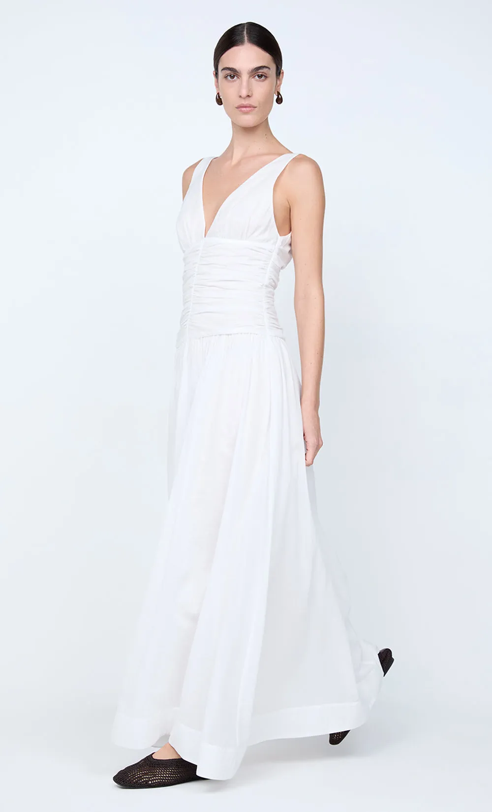 MARLOWE MAXI DRESS - WHITE sold by bec + bridge product image thumbnail 4