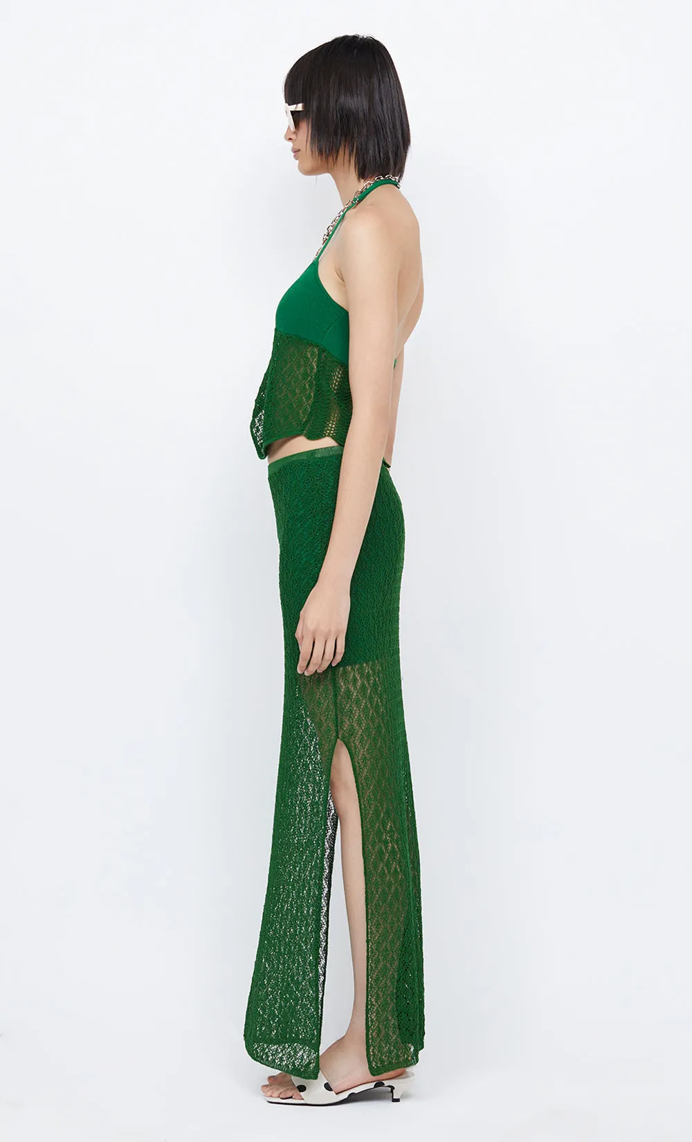 BREEZE MAXI SKIRT - PINE GREEN sold by bec + bridge product image thumbnail 4