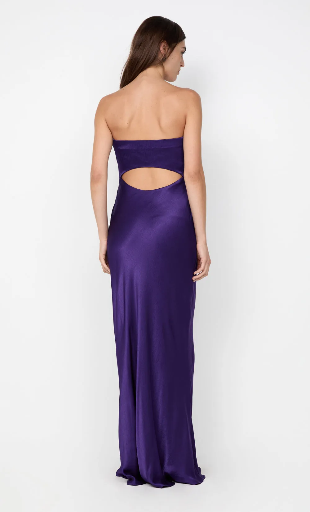 CINDER STRAPLESS MAXI DRESS - DEEP PURPLE sold by bec + bridge product image thumbnail 3
