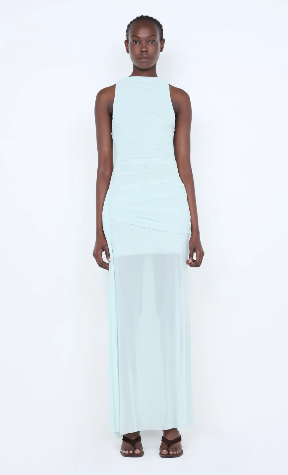 BLAINE DRAPE MAXI DRESS - SPEARMINT sold by bec + bridge
