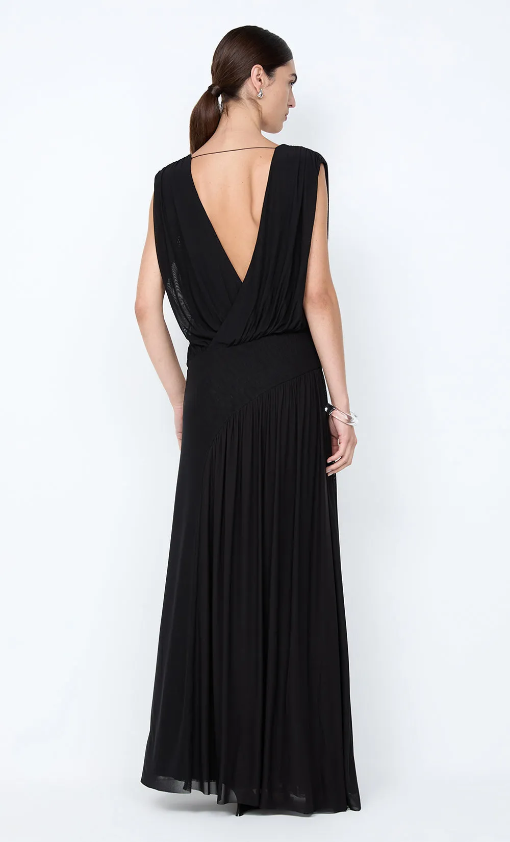 ASHLAN V NECK MAXI DRESS - BLACK sold by bec + bridge product image thumbnail 2