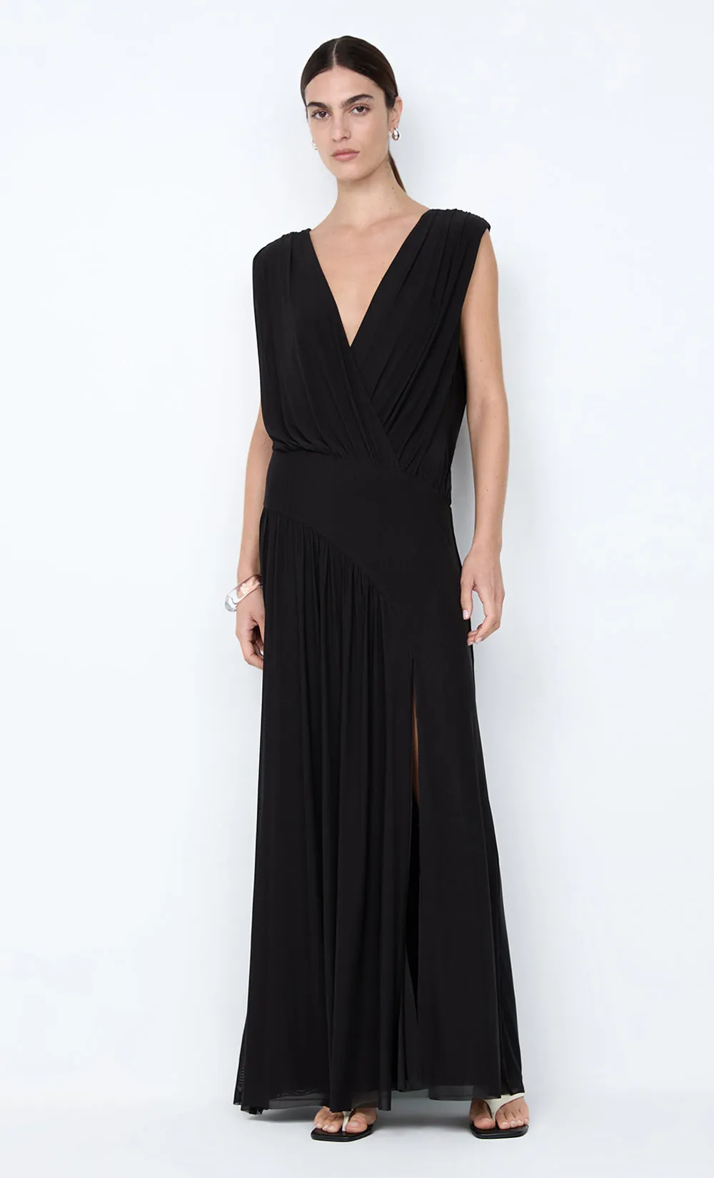 ASHLAN V NECK MAXI DRESS - BLACK sold by bec + bridge product image thumbnail 3