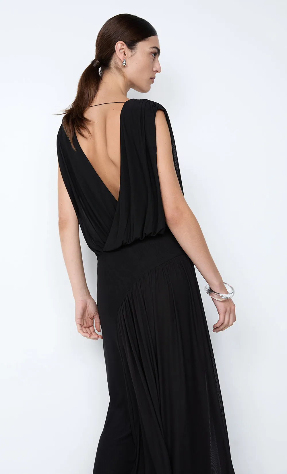 ASHLAN V NECK MAXI DRESS - BLACK sold by bec + bridge product image thumbnail 4