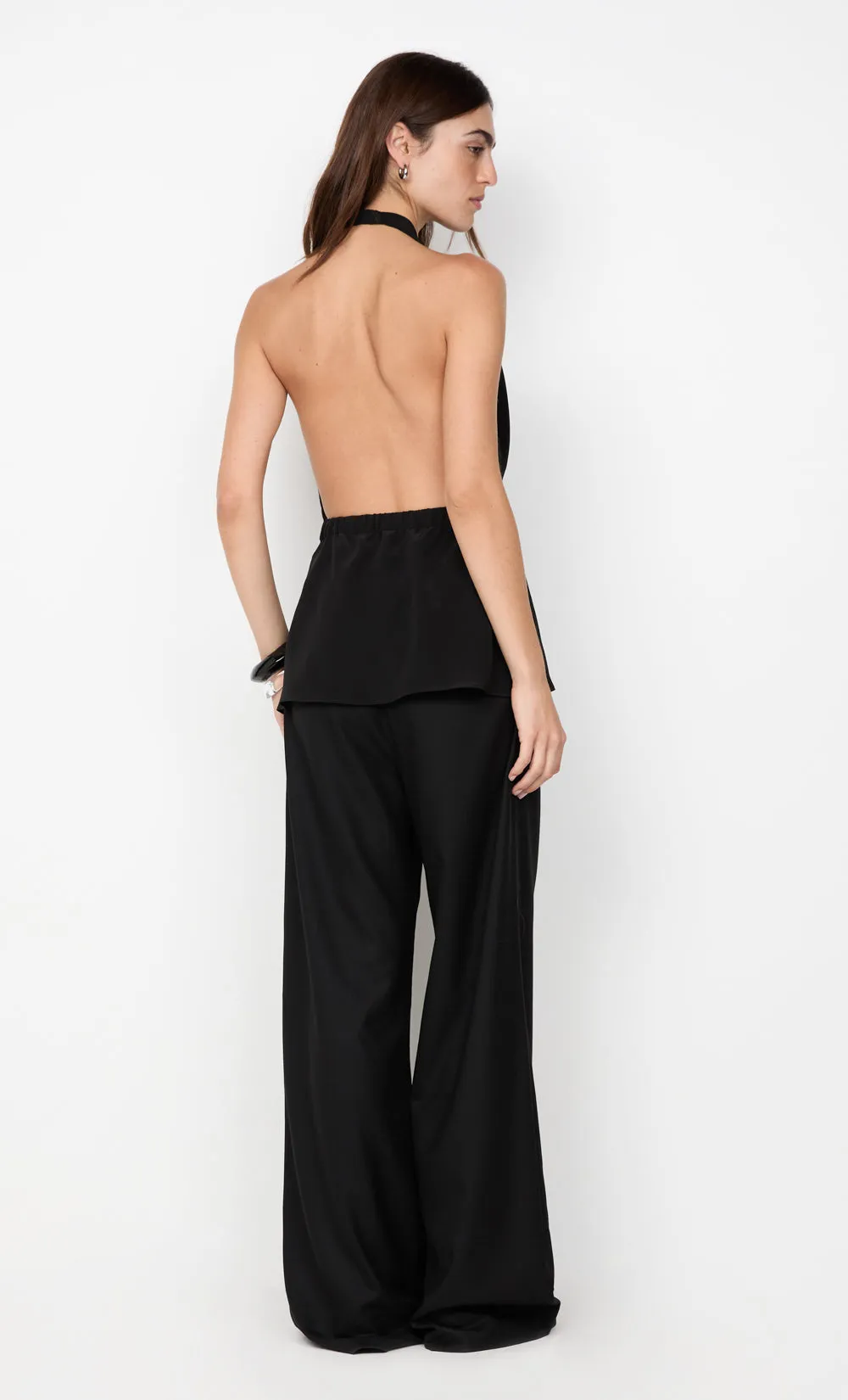 LORA HALTER TOP - BLACK sold by bec + bridge product image thumbnail 2