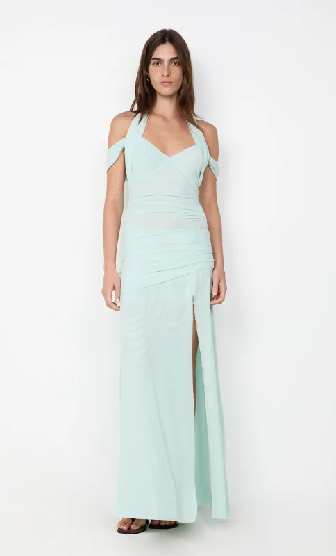 WINNIE HALTER MAXI DRESS - SPEARMINT sold by bec + bridge