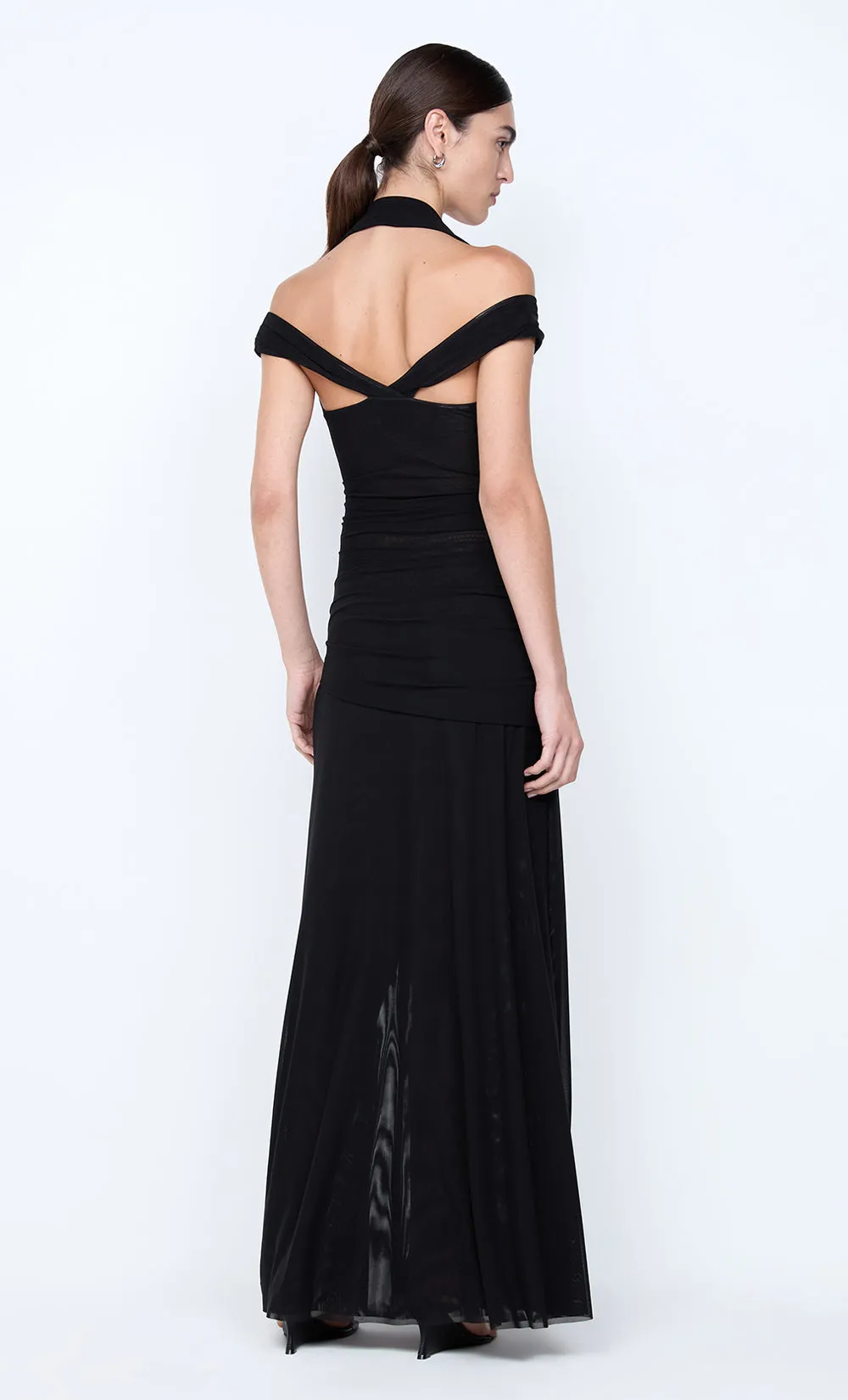 WINNIE HALTER MAXI DRESS - BLACK sold by bec + bridge product image thumbnail 2