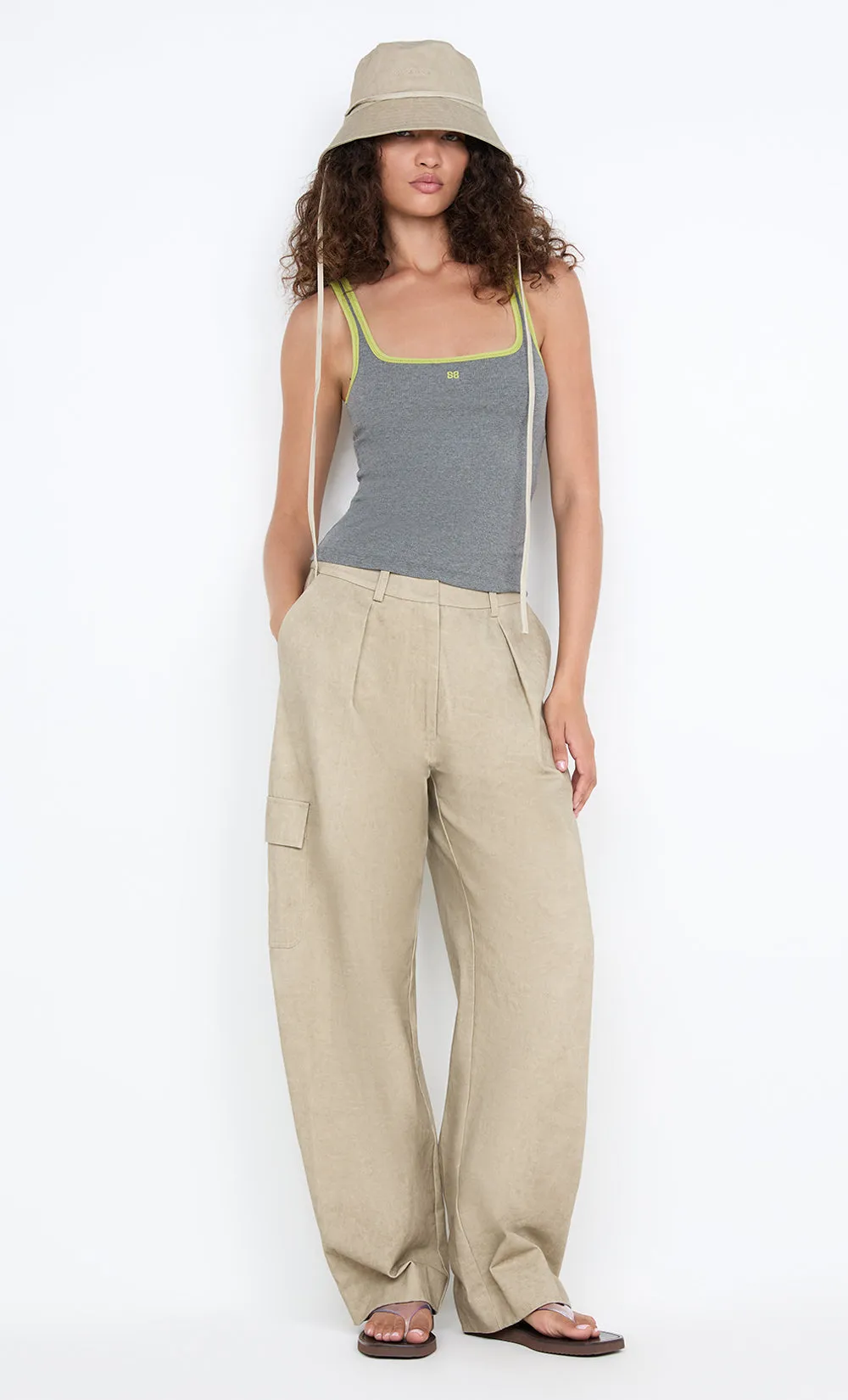 SIA UTILITY PANT - TAUPEE sold by bec + bridge