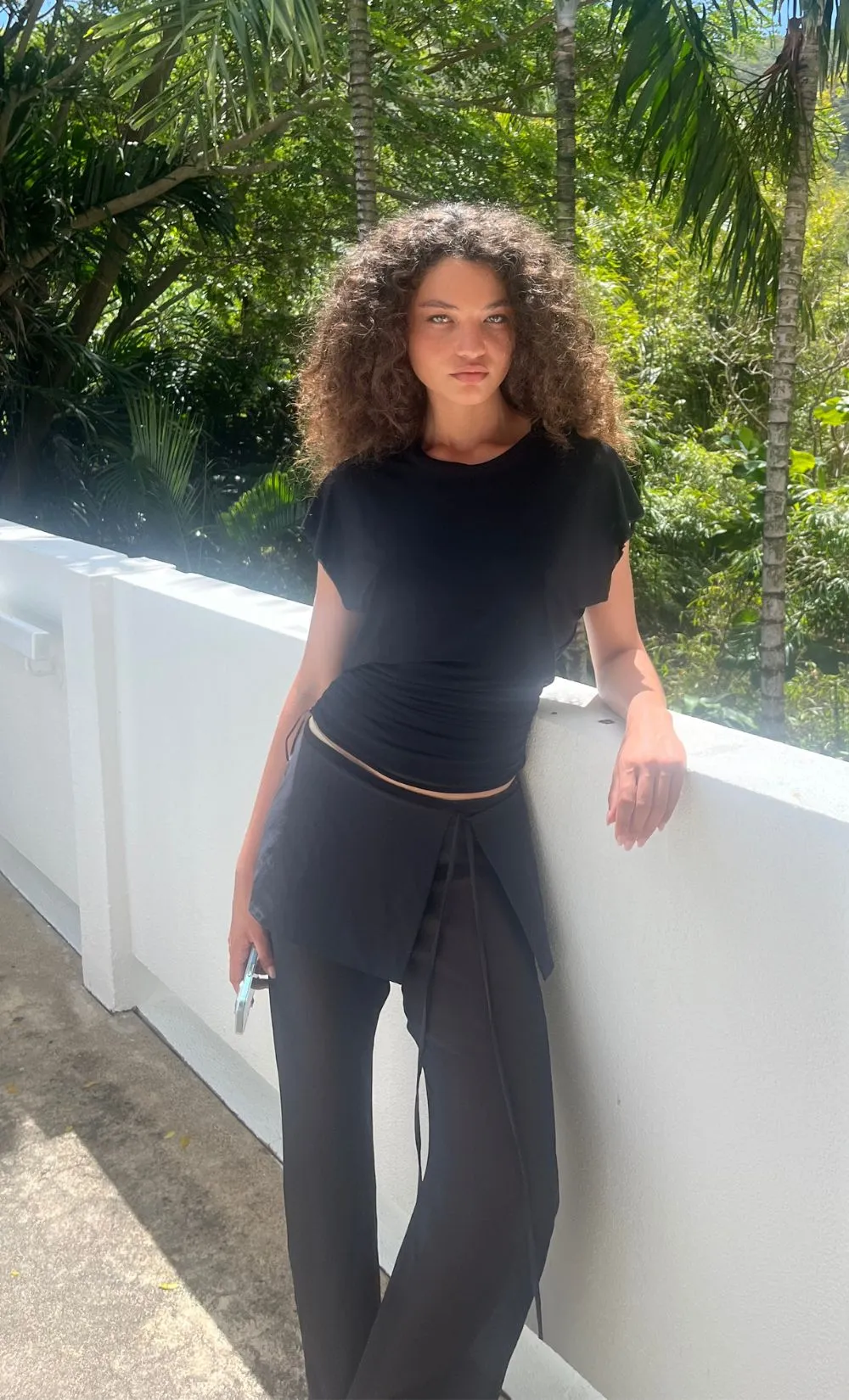 MARALIA OVERLAY PANT - BLACK sold by bec + bridge product image thumbnail 2