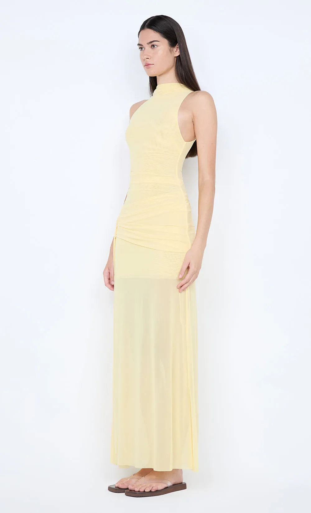 BLAINE DRAPE MAXI DRESS - BUTTER sold by bec + bridge product image thumbnail 4