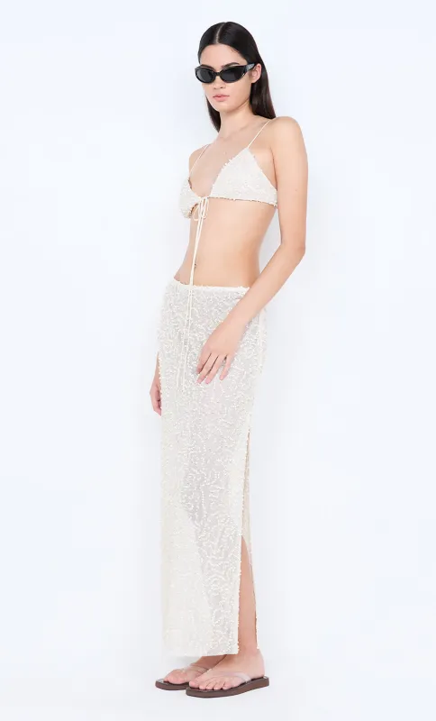 EDITH MAXI SKIRT - BUTTERCREAM sold by bec + bridge