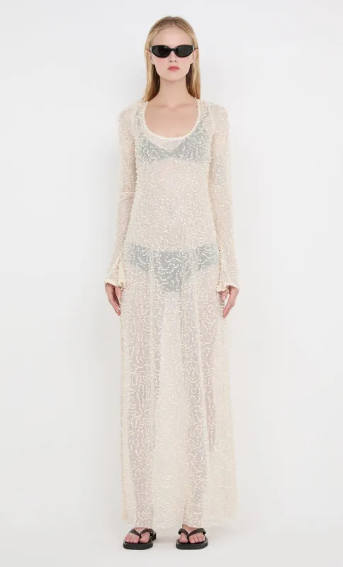 EDITH LONG SLEEVE GOWN - BUTTERCREAM made by bec + bridge