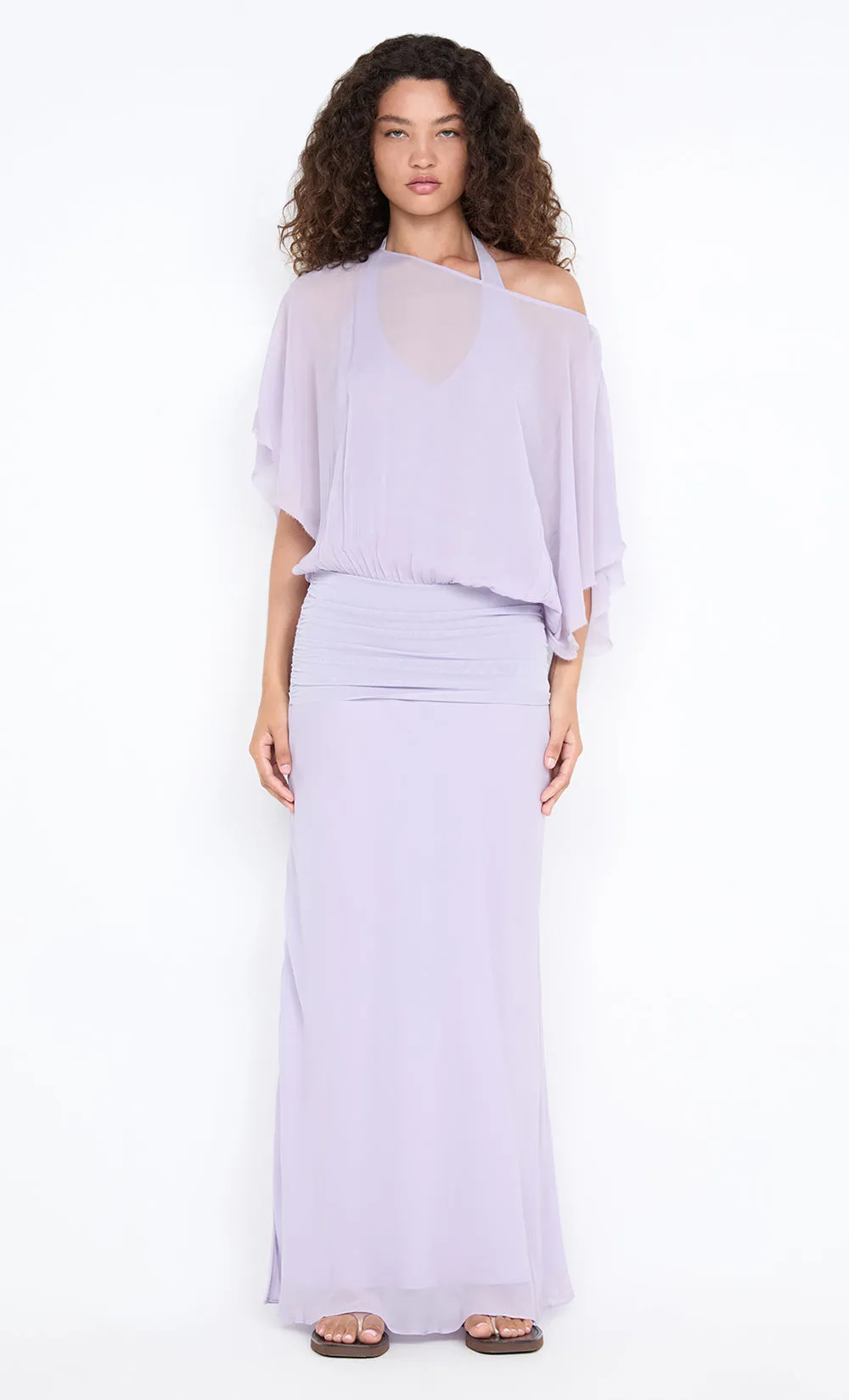 DELILAH OVERLAY MAXI DRESS - WISTERIA sold by bec + bridge product image thumbnail 3