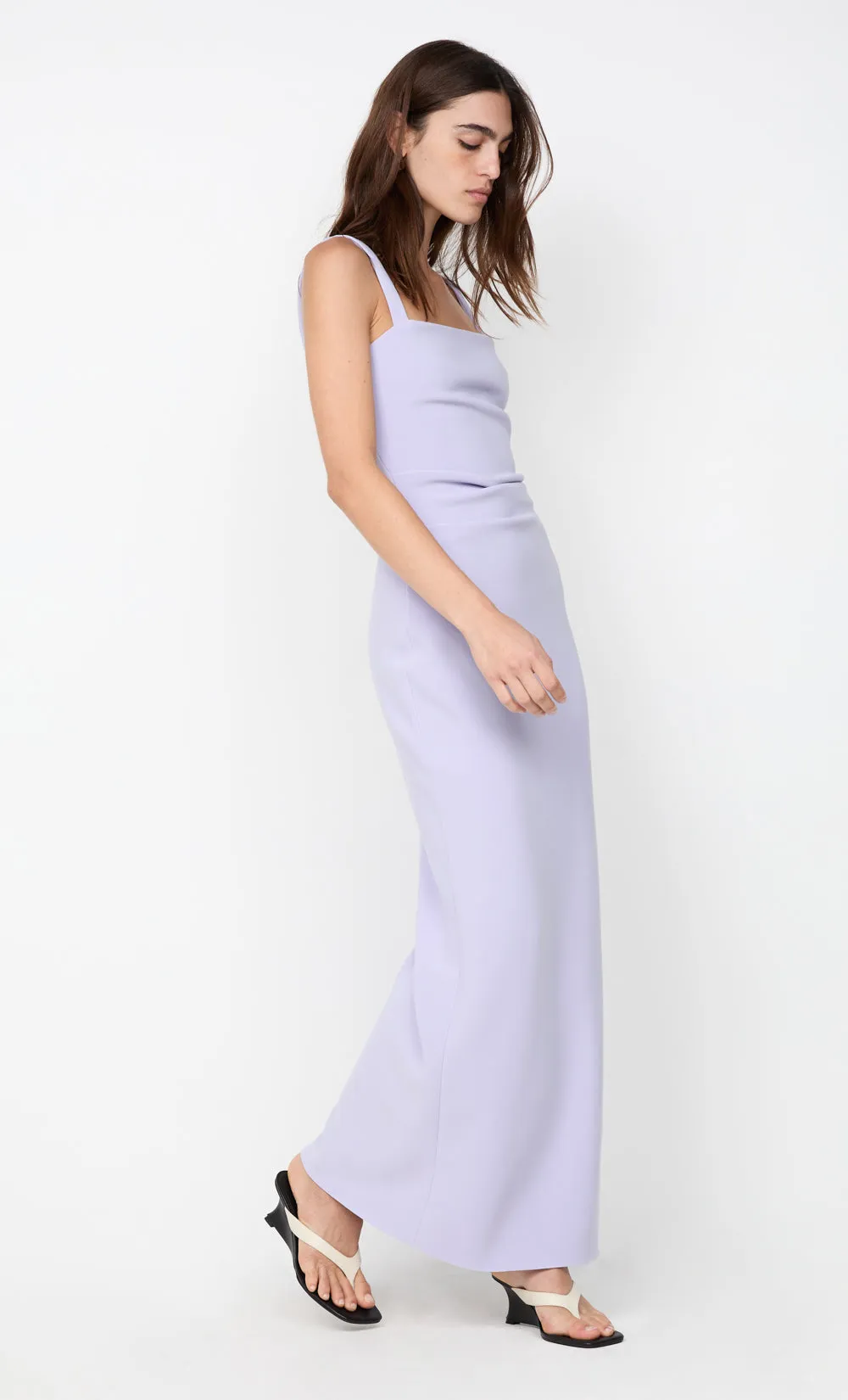 LEORA TUCK MAXI DRESS - LILAC sold by bec + bridge product image thumbnail 5