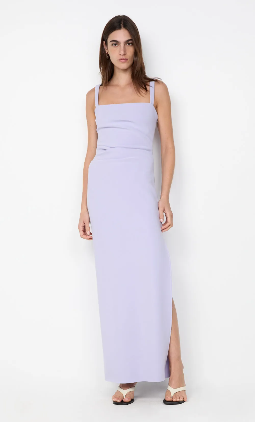 LEORA TUCK MAXI DRESS - LILAC sold by bec + bridge