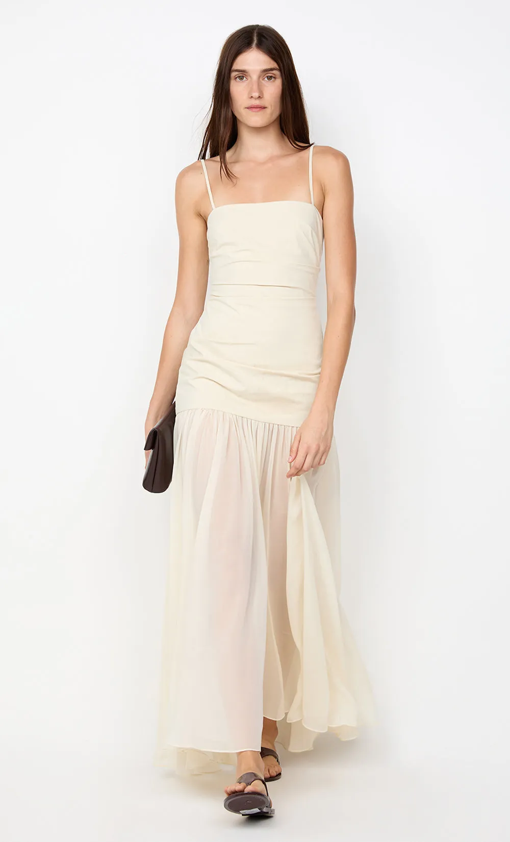 REID DROP WAIST MAXI DRESS - VANILLA sold by bec + bridge product image thumbnail 2