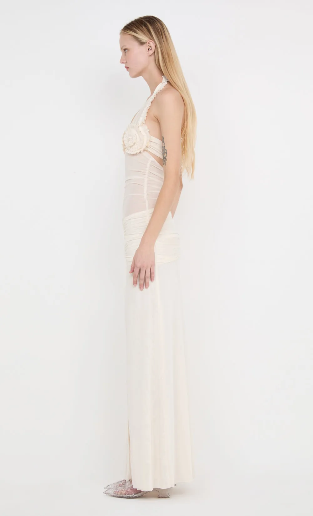 VIOLA SPIRAL MAXI DRESS - BUTTERCREAM sold by bec + bridge product image thumbnail 5