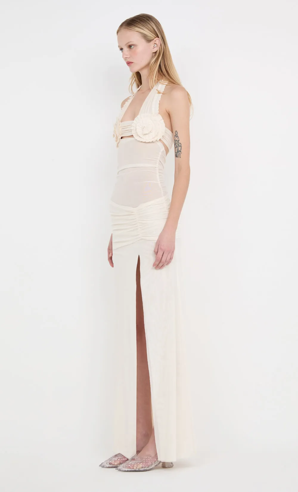 VIOLA SPIRAL MAXI DRESS - BUTTERCREAM sold by bec + bridge product image thumbnail 3