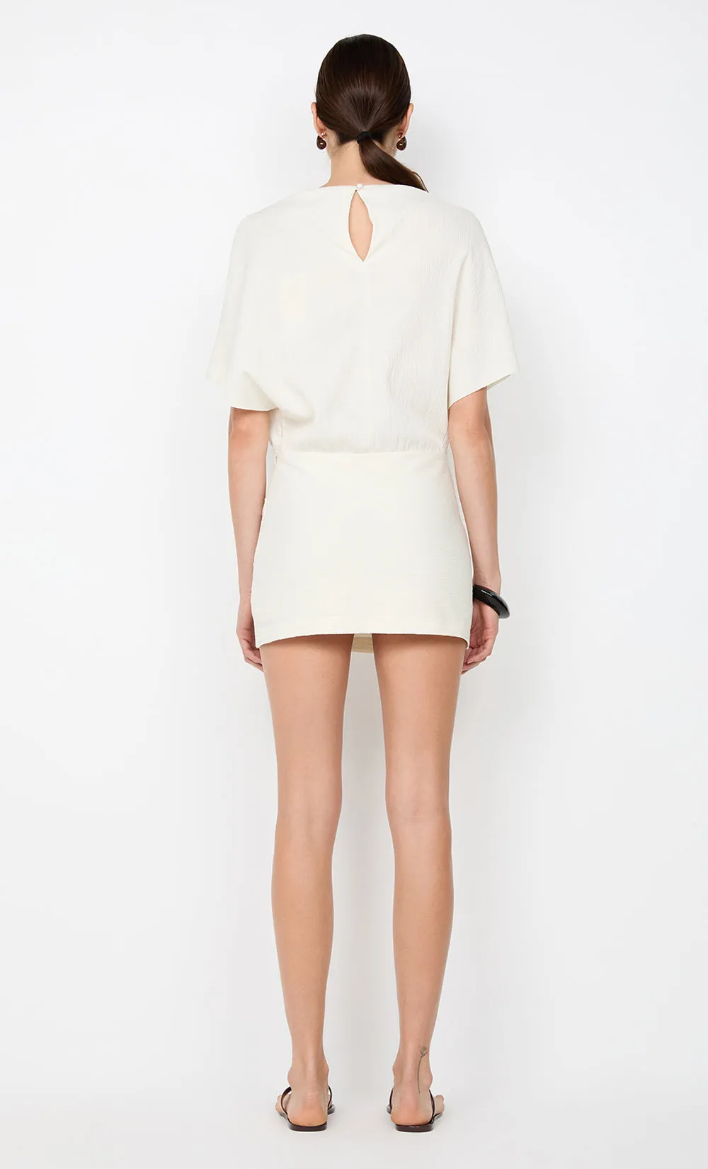 JOLENE MINI DRESS - IVORY sold by bec + bridge product image thumbnail 5