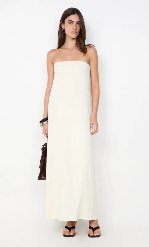 JOLENE STRAPLESS DRESS - IVORY sold by bec + bridge